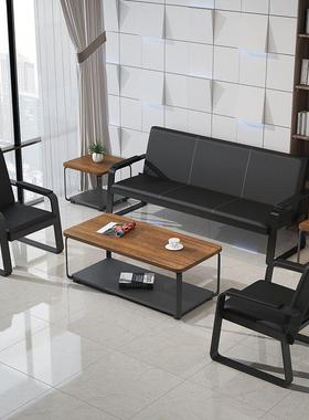 办沙发商务待办公室三人位简易沙茶几方TYO几组公合接包发邮
