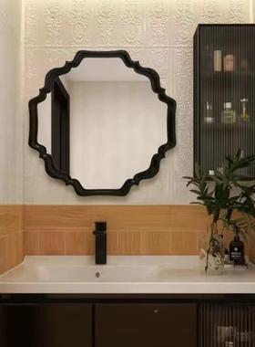 7手T雾法式古浴室复镜黑色复古梳妆镜F77TST8T欧式洗间智能除镜子