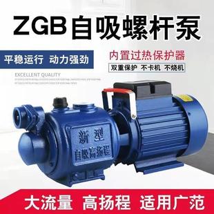 家用全自井吸动抽泵水LGW水自泵高扬程螺杆泵水泵增压泵无塔供水2