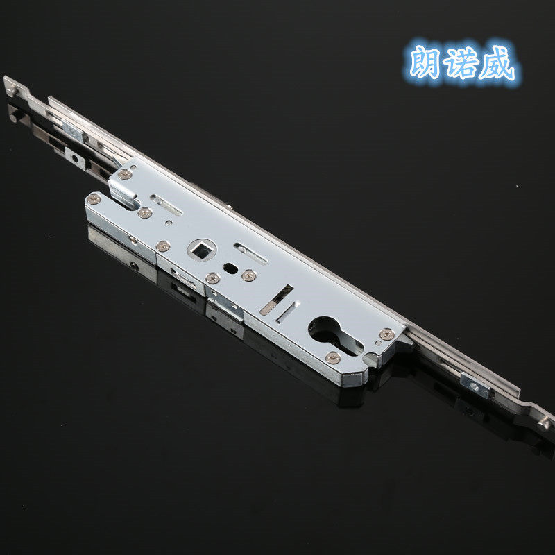 铝门多点门锁体88530铝合金平开门锁体断桥铝门锁盒联动锁盒配件