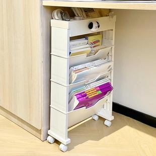 7W桌下书易物置架落地收纳柜小推车儿童办公室架收纳学生宿舍2588