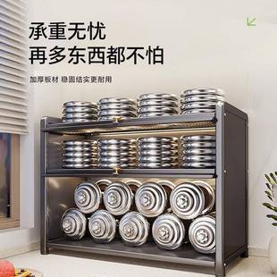 多功能厨房调料品置物架台面防尘带盖调味瓶收纳置物柜家用柜子