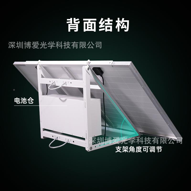 太阳能供功电系UEH统森果园高速控12V户外大率无电无网光伏监发林