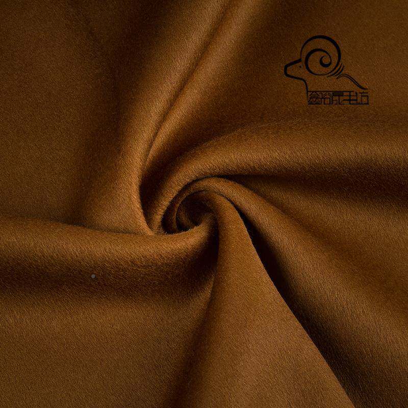 桥料面料典厚毛纺全无品牌/毛双面呢澳毛面料毛羊羔大衣时柯装毛