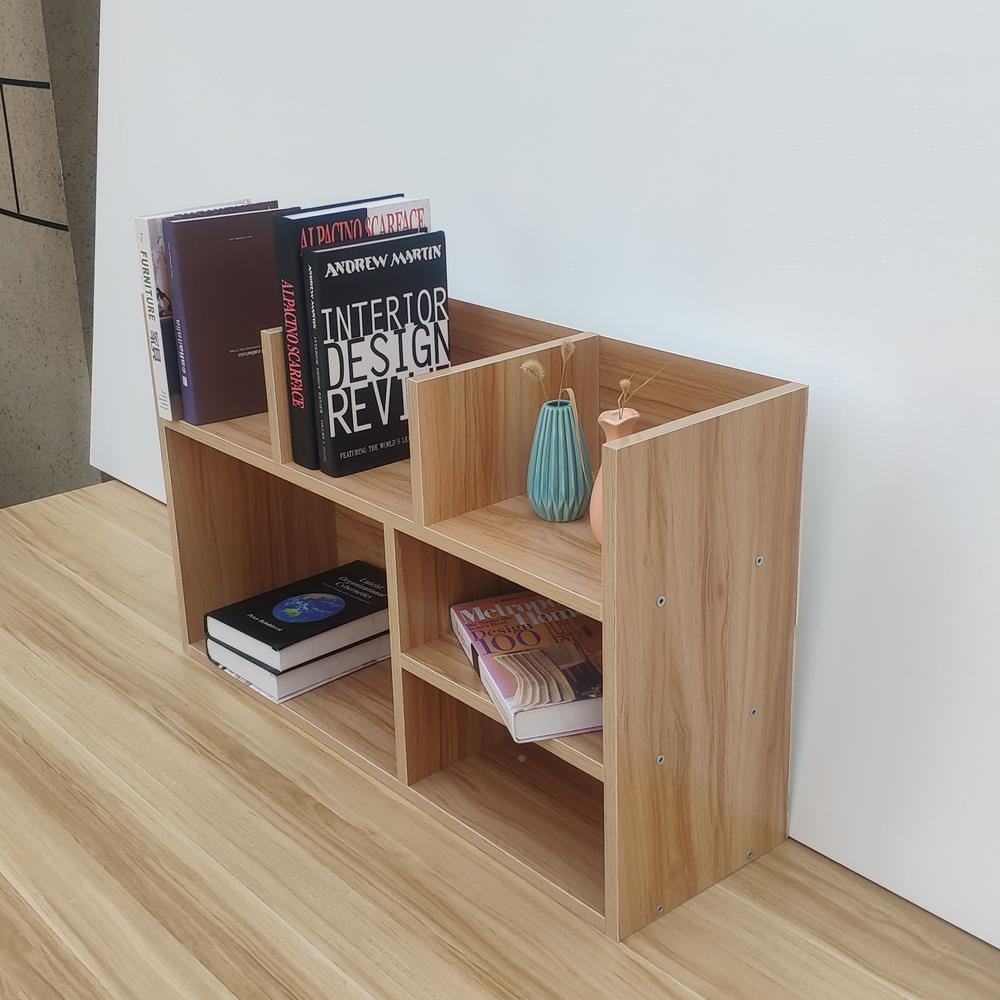 简F7586JHT易置物架桌面柜学生飘窗儿办公童落地书收纳书架实木电