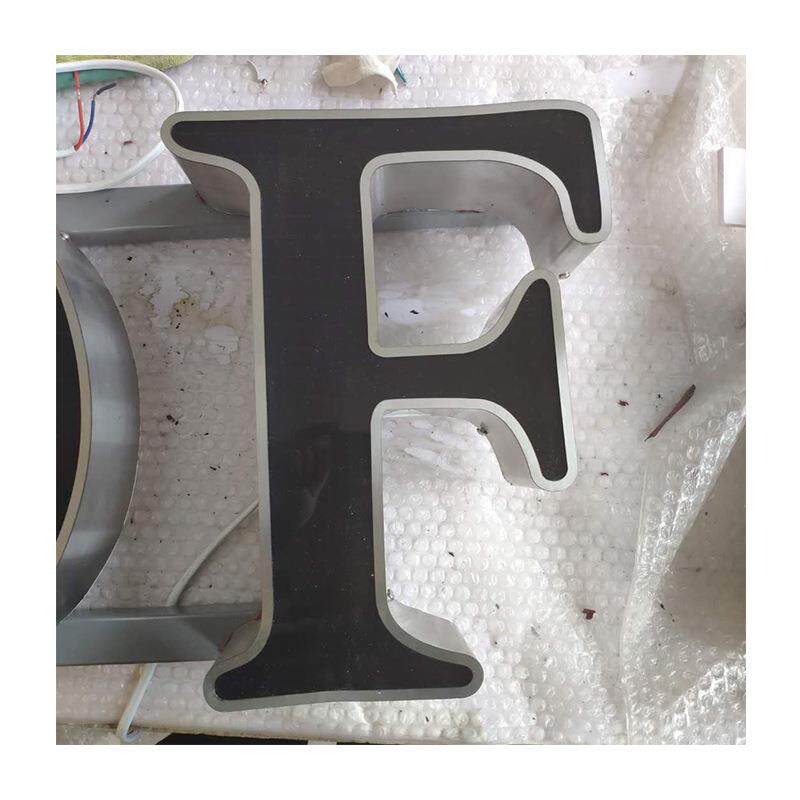 厂家现货不锈钢牌黑板亚克力发亚光字广告白制作UE克力发光字制作