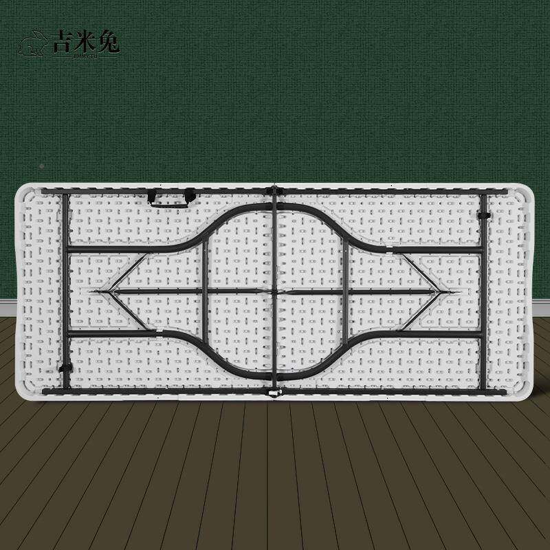 米8子便无品牌/携式折叠桌户外市摆摊夜桌聚会会议桌椅餐厅食堂家