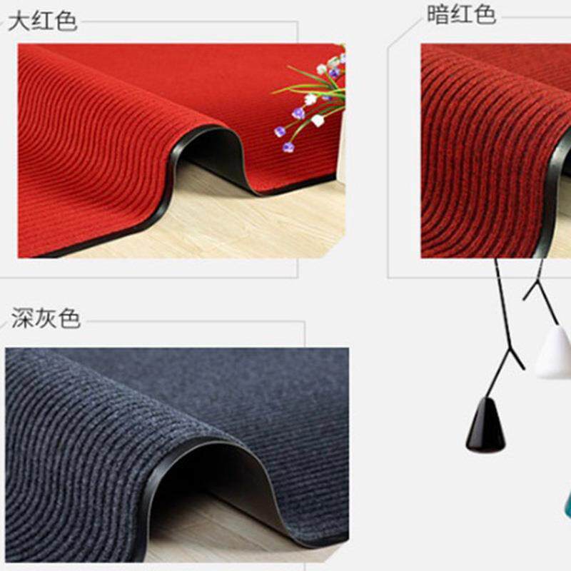 门口垫地防滑地毯楼双条纹卷梯走廊厨房垫家用脚垫酒门店地垫可剪