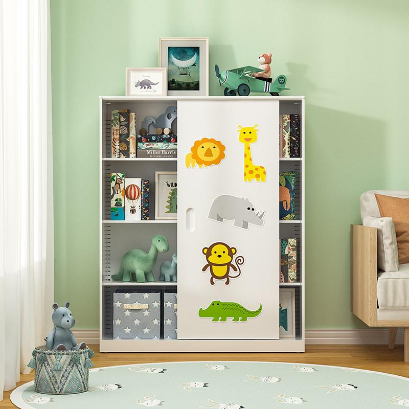 儿绘童书架儿家用阅读地区本架玩具收纳NMU架一体置书物架落宝宝