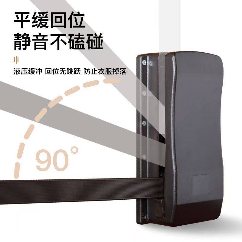 佰合语音智能电动升降衣架下拉式挂衣杆衣柜自动挂衣器遥控上升