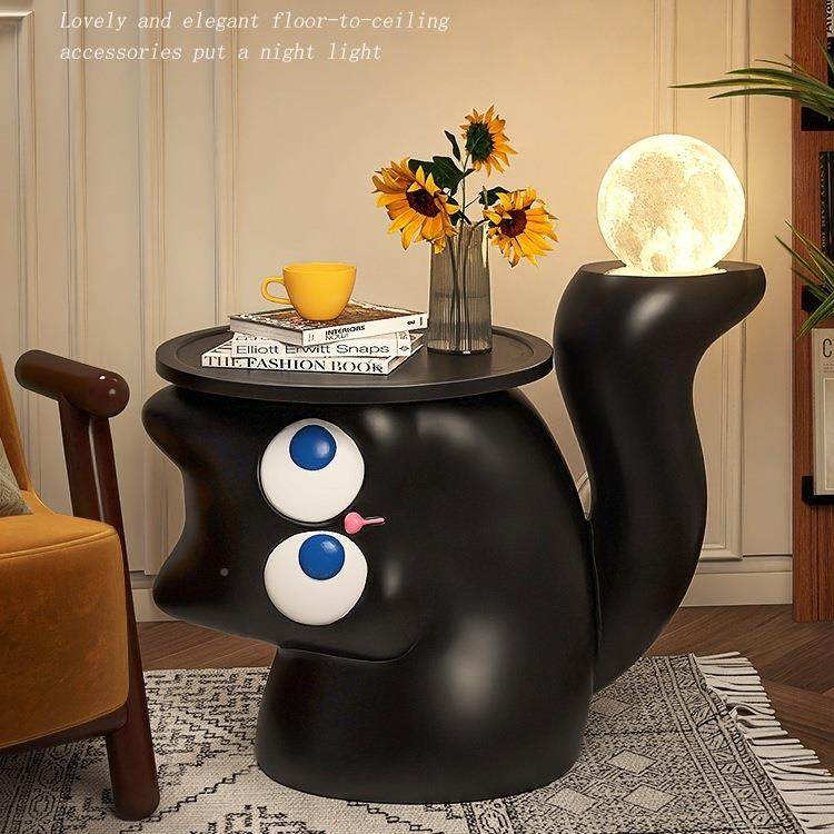 卡可爱小饰猫猫落地摆件客厅型大电视柜沙发旁边家居F978S77S装创,家居饰品,落地摆件,淘宝优惠券,粉丝福利购,淘宝优惠卷