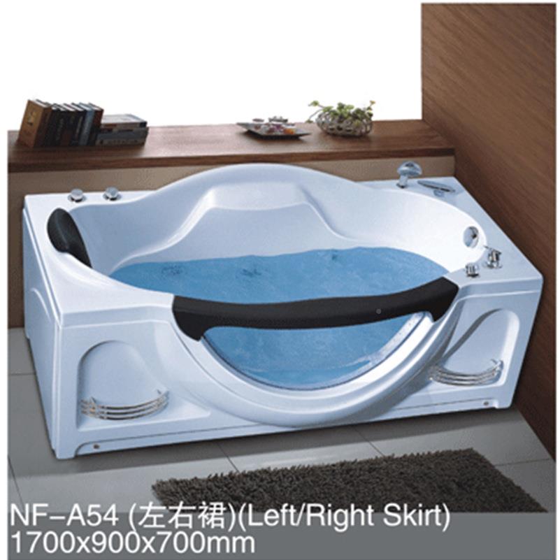 裙A52冲浪按摩浴双缸厂家长方形单人A54亚克玻璃力智能浴缸泡澡