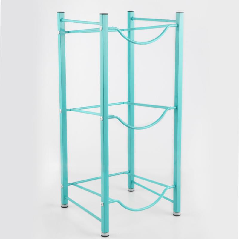 水水桶置物架家居欧客厅3层纳架收办公供水点置地式NJ19RCK0桶架