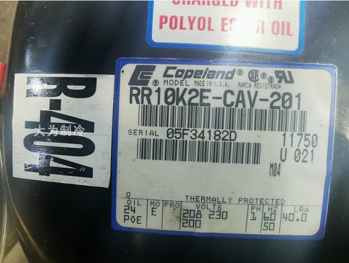 谷轮活塞式压缩机RR10K2E-CAV