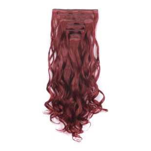 新款直销欧美卡子发卷发7件套 假发接发片16卡长卷发假发片白人无