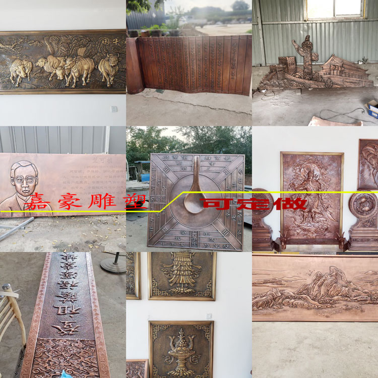 定制铸铜雕塑广场大型黄铜青铜景观人物动物铜像小品民俗铜雕佛像