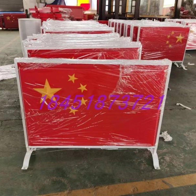 灯杆国旗灯箱路灯市政亮化路灯吸塑国旗灯箱红旗中国结灯箱定制