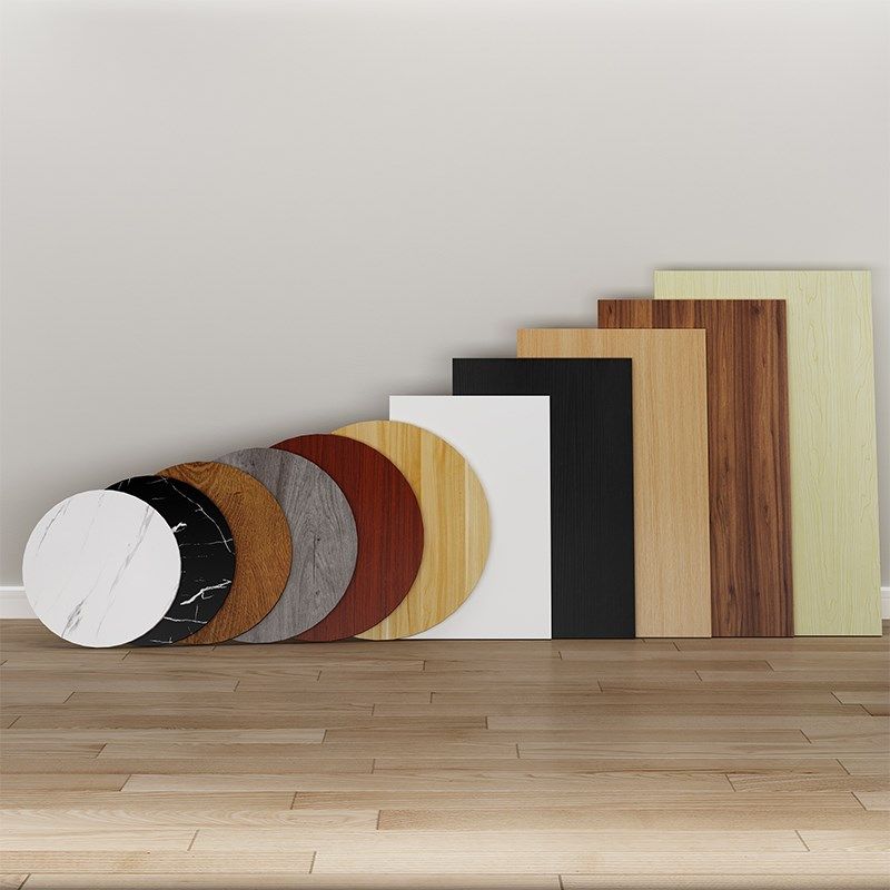 圆桌面板定制家用单独桌面板小圆形临时实木圆桌面台面板茶几木板