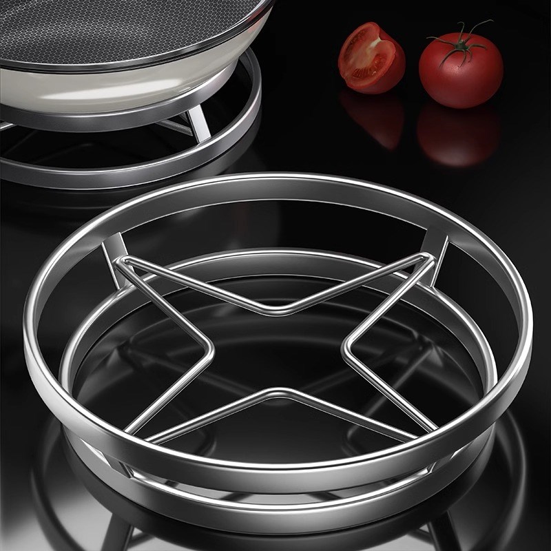 不锈钢锅架304隔热锅垫家用厨房放锅架子置物架蒸架支架收纳台面