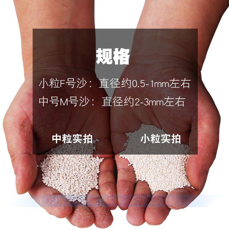法国红十字鱼缸沙底砂天然礁岩珊瑚沙法红海沙底沙造景装饰沙白色