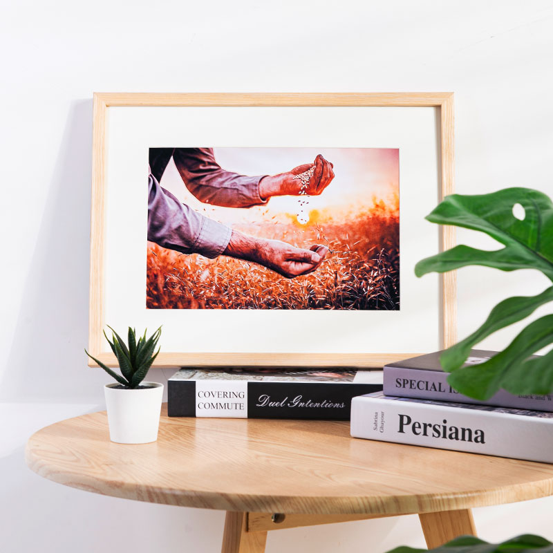 实木大画框挂墙相框24寸4K8开16寸A3外框a4拼图框架定制任意尺寸