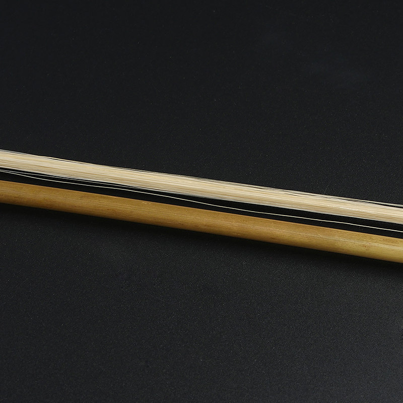 吴越二胡弓二胡乐器专业马尾弓子天然白马尾毛二胡配件真马尾有结
