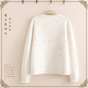 12-13-14-15-16岁17大童女孩春秋装高初中学生小清新外套毛衣开衫