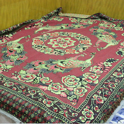 包邮床单春秋毯老式线毯办公室随身毯子沙发巾空调毯三色纯棉新款