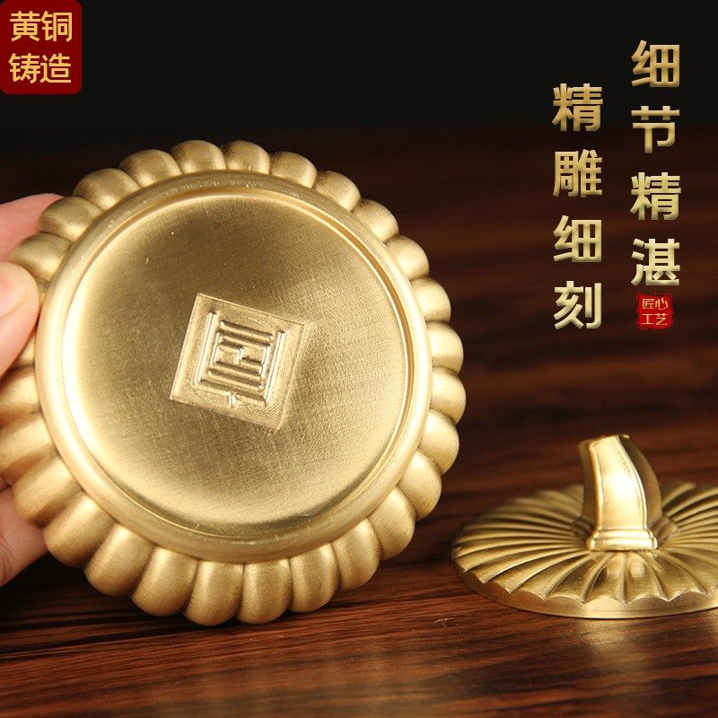 铜南瓜烟灰缸摆件 铜烟灰缸摆件