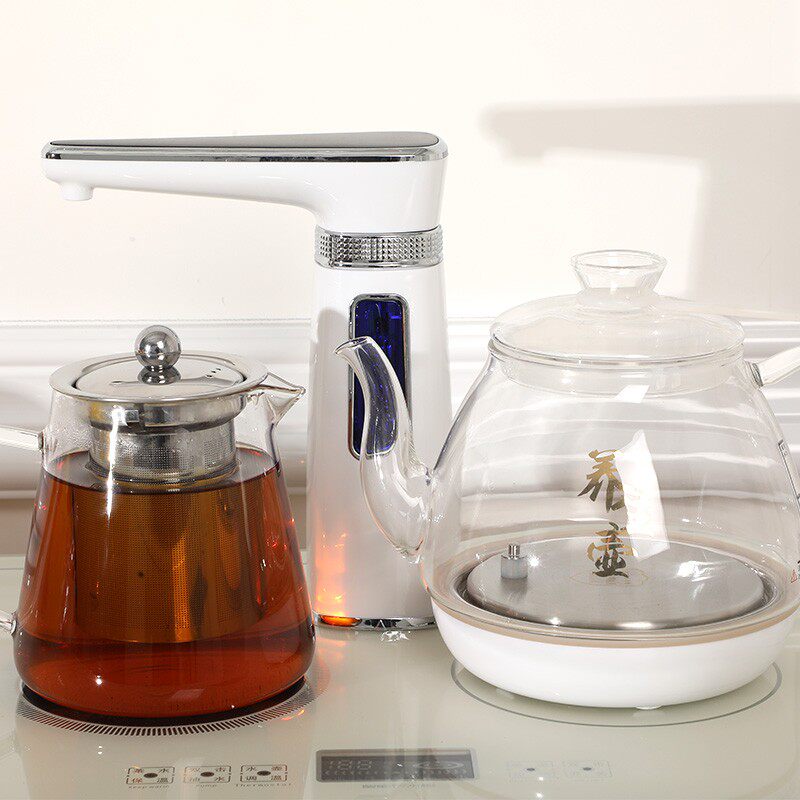 笛浪8801 智能茶吧机家用全自动实木饮水机立式茶水柜下置水桶柜