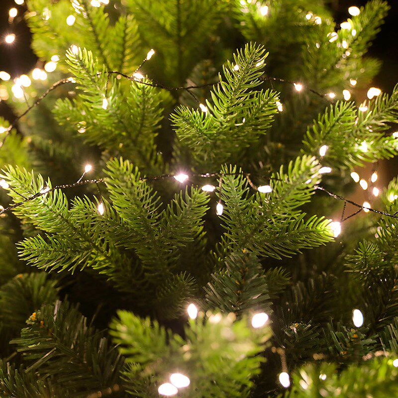 圣诞节装饰品鞭炮灯led串灯小灯泡星星灯串闪烁满天星圣诞树灯带