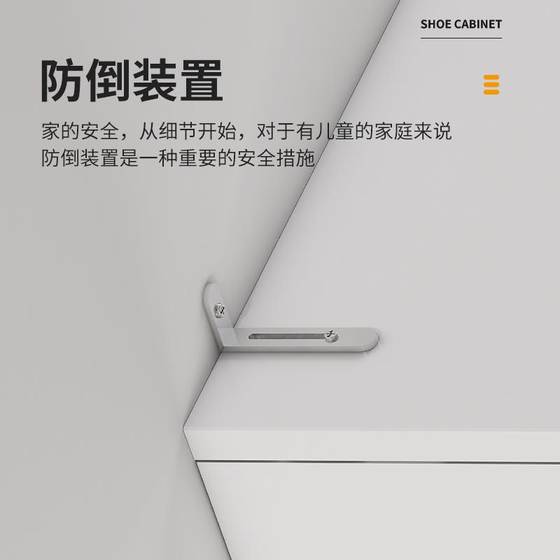 鞋柜玄关柜一体2025年新款欧式门多层收纳大容量家用门口入户鞋柜