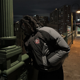 Corteiz 男女 bolo jacket -black 雪崩羽绒黑灰夹克冬季保暖外套