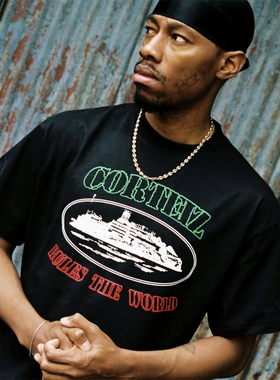 Corteiz 新款时尚百搭 liteworky cap 黑色轻便帽刺绣高品质帽子