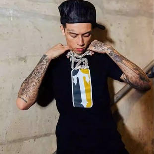 Trapstar   自主品牌原创短袖T恤 Centralcee 同款美式穿搭风格