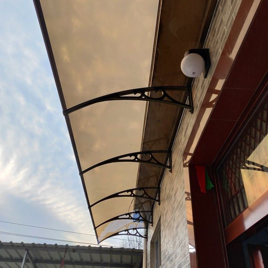 厂防雨专用别墅遮阳棚大门头屋簷窗户透明阳光雨棚屋簷遮雨棚阳台