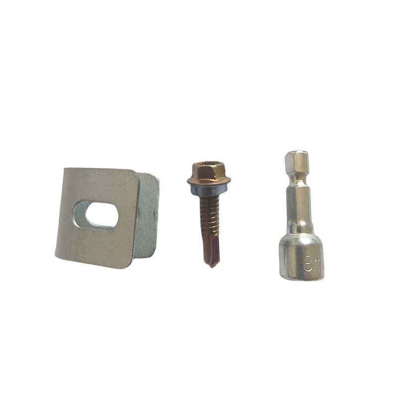 新品勾花网固定卡扣养殖业u铁丝网固定件圆管立柱U形卡扣护栏网配