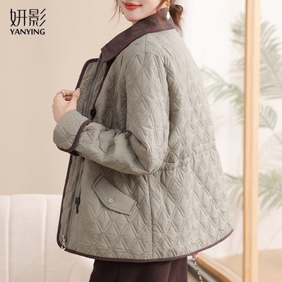 妈妈装加厚棉衣洋气外套