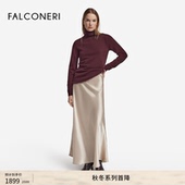DMLD228 新年高领毛衣山羊绒针织衫 明星同款 FALCONERI女修身