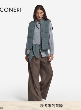 【季末折扣】FALCONERI25年女双面可穿羽绒服无袖羽绒背心DCC105W