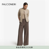 FALCONERI女士商务圆领针织羊毛西装 外套DCL499B