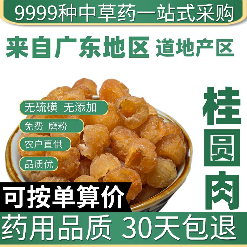 天然无硫干桂圆肉泡水特级肉干龙眼桂圆高州散装新货桂圆50g原产