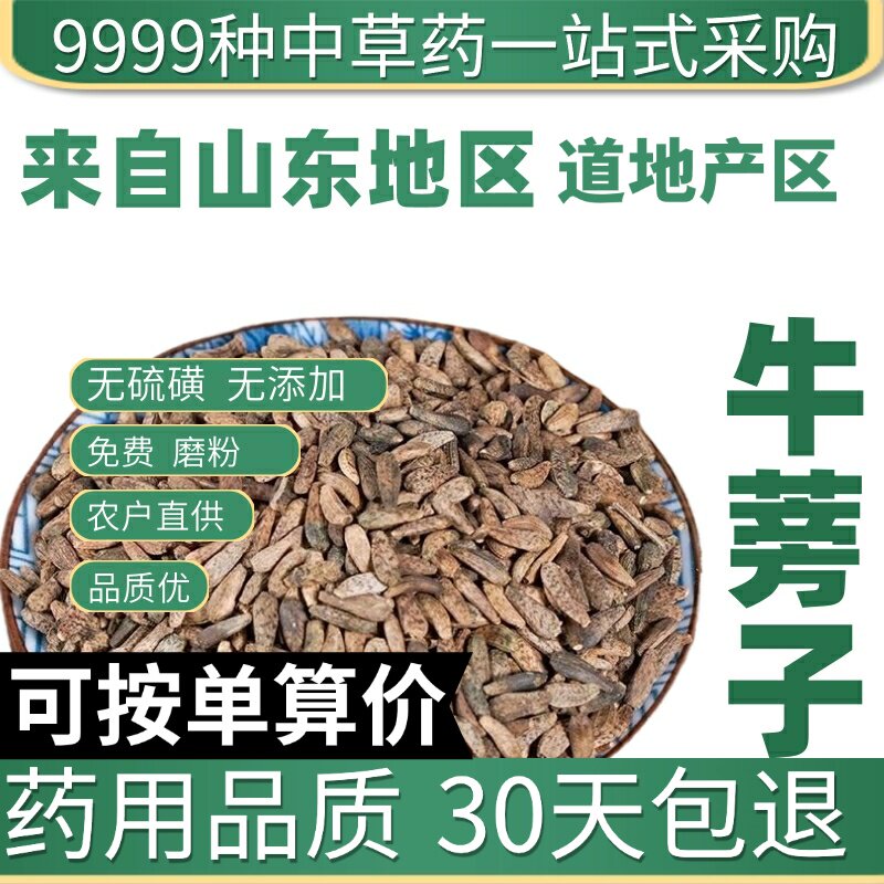 特级牛旁子正品牛蒡子50g牛蒡子茶可磨牛蒡子粉大力籽原产地直发