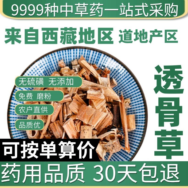 特级透骨草50g克透骨草粉中草药泡脚正品珍珠透骨草原产地直发农