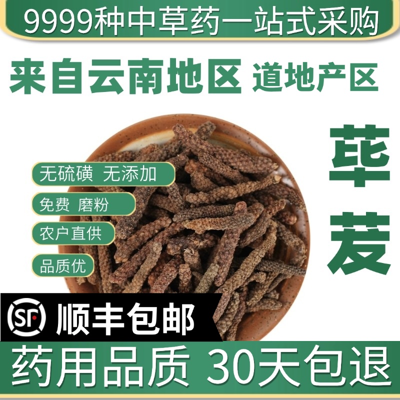 中药材特级野生荜茇50克正品新货毕拔大荜茇荜拨香料毕卜筚拨毕波
