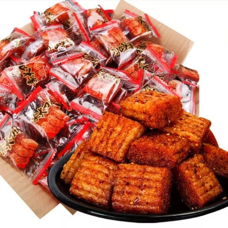 儿时怀旧素大刀肉辣条8090后解馋小零食休闲食品小吃大礼包整箱