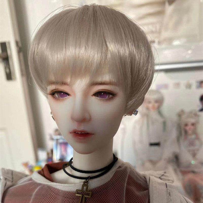 新款直销BJD娃娃SD假发6分直短发正太古风女娃假毛日常短发现货