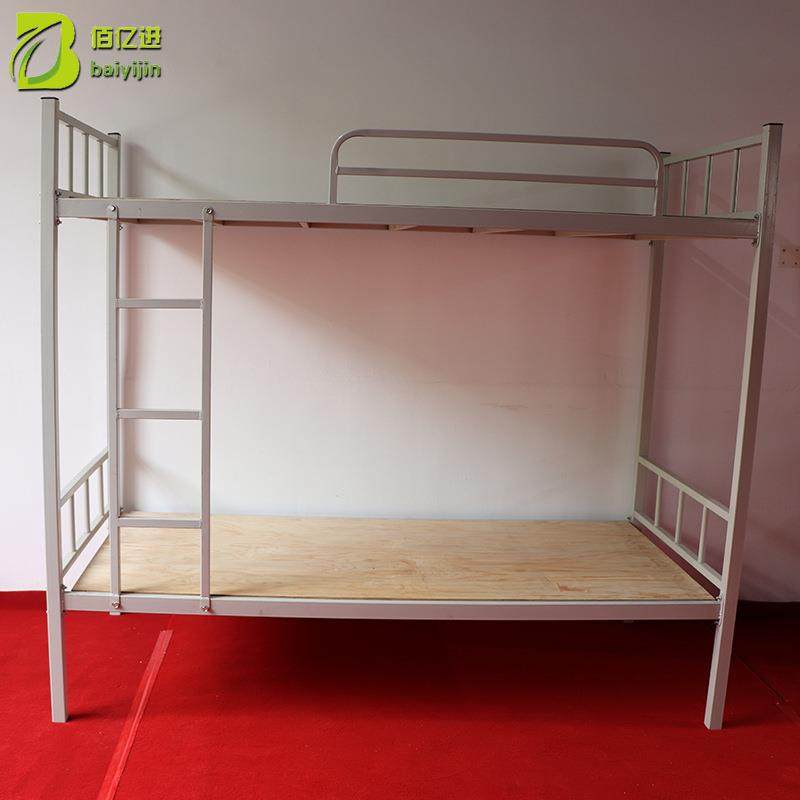 直销新款加厚双层铁架床学校学生铁架床 员工宿舍成人双层上下铺