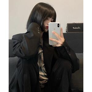 新款直销假发短发女网红日常bobo波波头自然空气刘海头套式时尚中