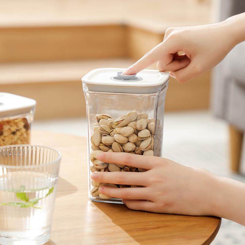 新款直销按扣密封罐五谷杂粮面粉粮食储存罐厨房储物谷物收纳盒食,家居饰品,储物罐,淘宝优惠券,粉丝福利购,淘宝优惠卷